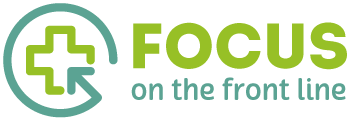 focus on the front line logo
